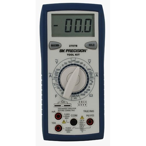 Multimetru digital TRMS cu tester tranzistoare - BK2707B