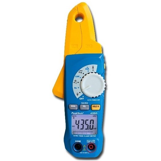 Clește ampermetric, TRMS (până la 80A  AC/DC, rezoluție 1mA), multimetru- Peaktech P4350 