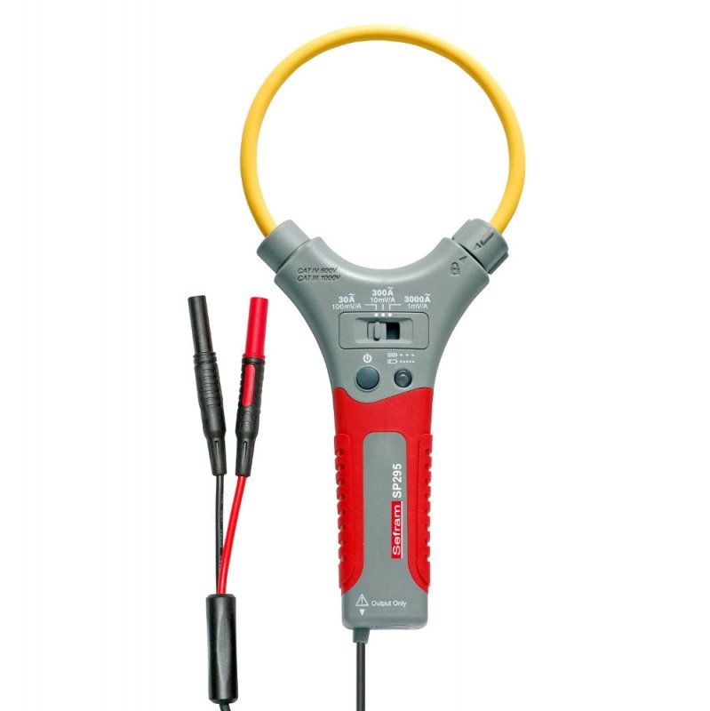 Sefram SP295 & 296 - AC TRMS Flexible Clamps (up to 3000A)