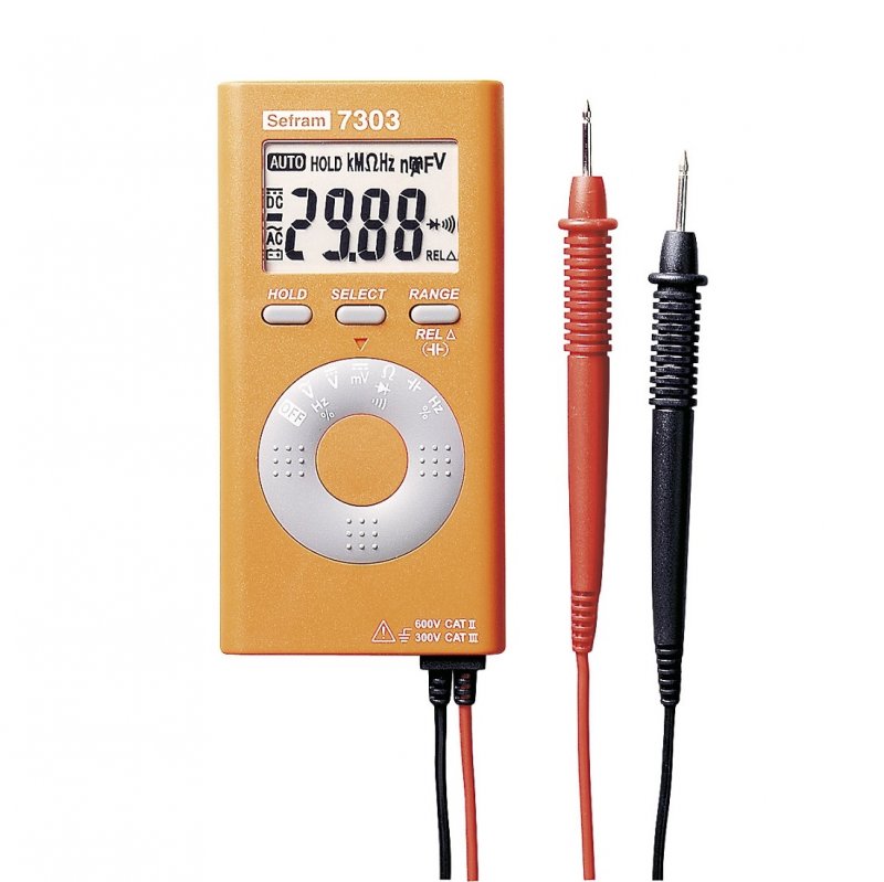 Sefram 7303 - Pocket Digital Multimeter (4000 counts)