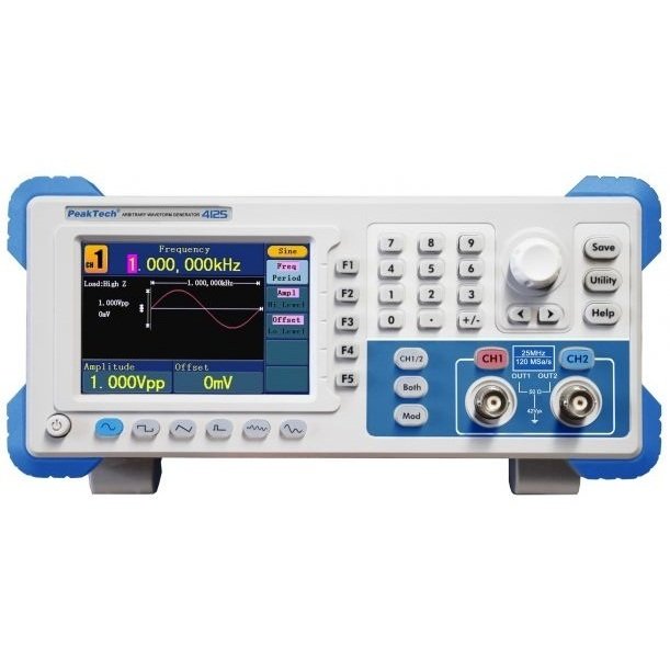 Peaktech - 25 / 60 MHz Dual Channel Function / Arbitrary Generators