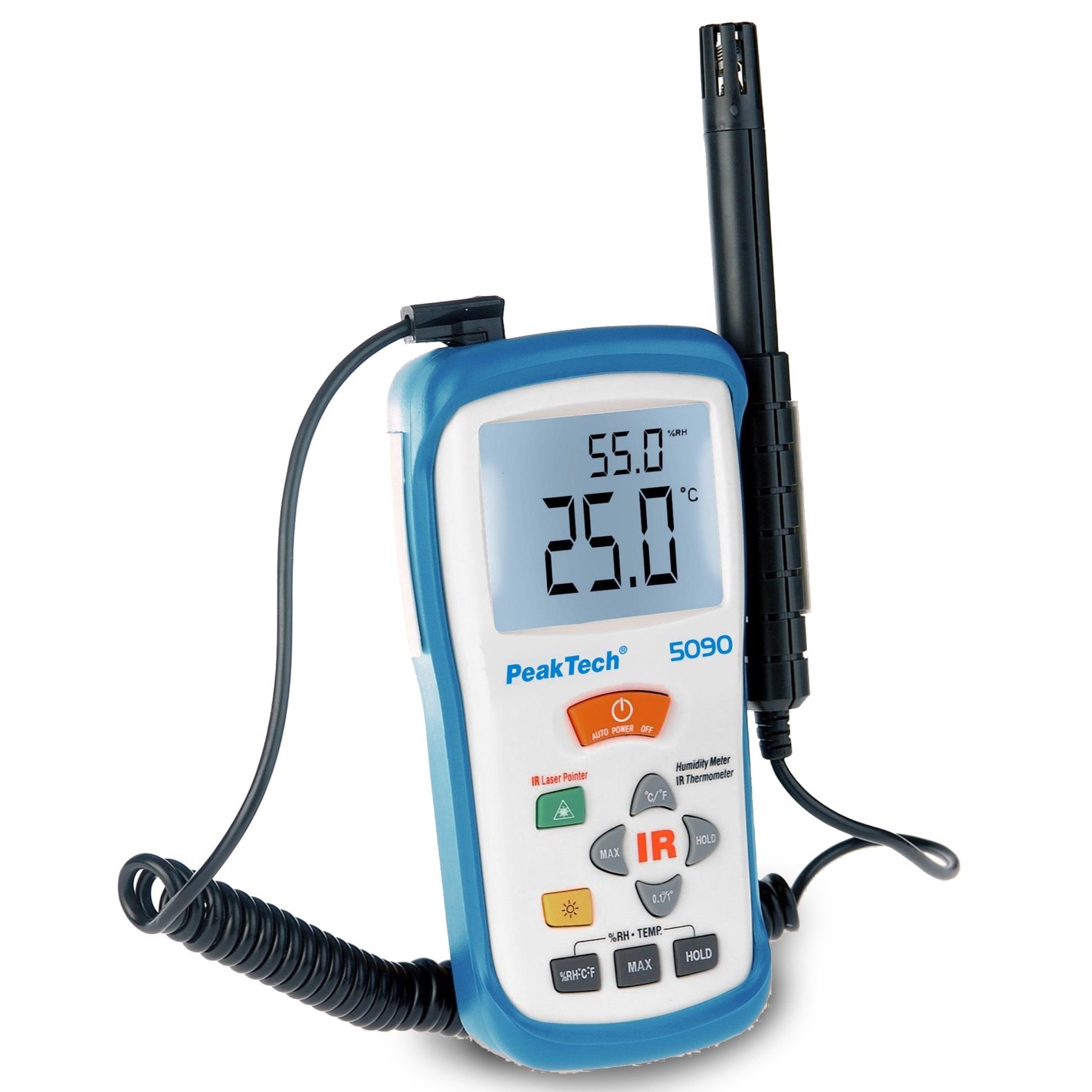 Instrument combinat pentru măsurarea temperaturii (IR) și umidității - P5090