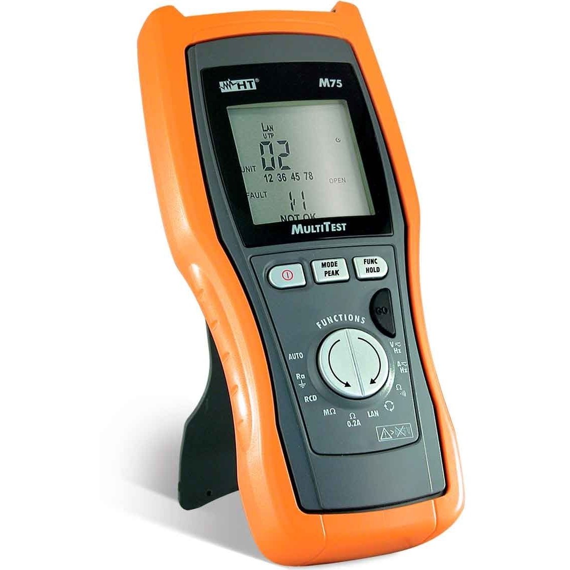 HT M75E - Advanced DMM with safety and LAN cables test verifies