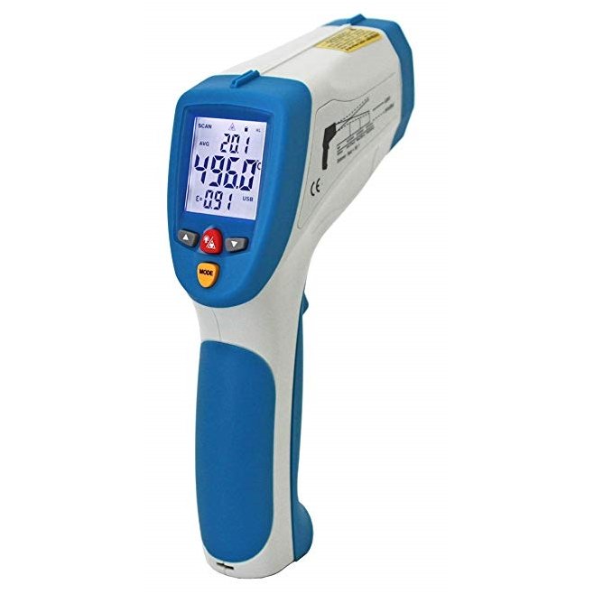 Termometru digital  (IR & tip K, -50 ÷ +1200°C)  cu interfață USB - P4960