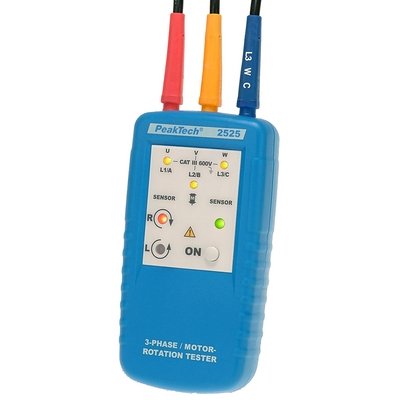 Peaktech P25250 - Phase Sequence Tester with LED-display