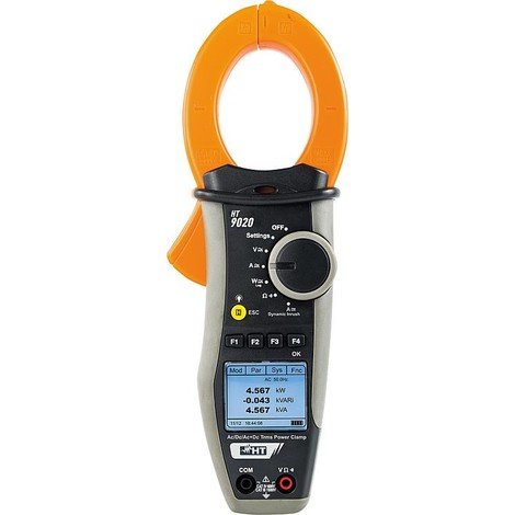 HT9020 - AC+DC TRMS Power/Harmonic clamp up to 1000A