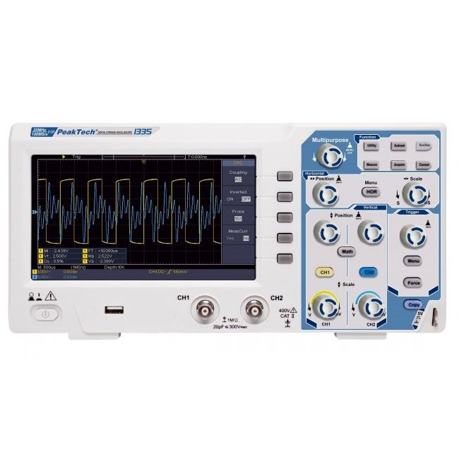 Osciloscop 2 can DSO, 20 MHz, 100 MSa/s - P1335