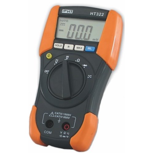 HT322 - CAT IV digital multimeter with temperature measurements