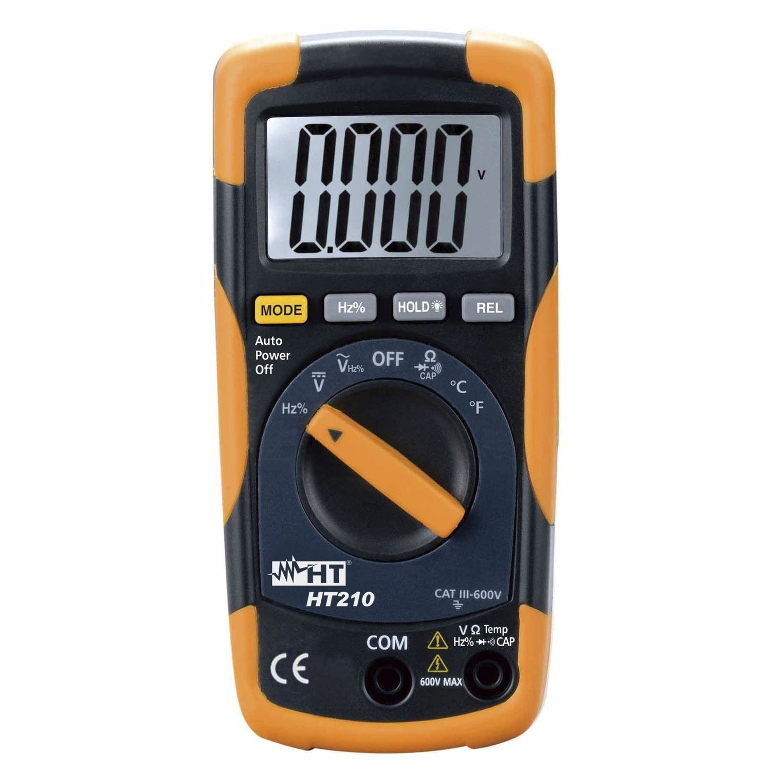 HT210- Compact digital multimeter with temperature measurement